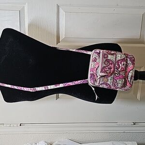 Vera Bradley Pink Paisley Crossbody Purse